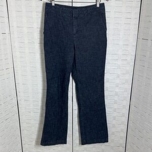 Coldwater Creek Dark Denim Stretch Flared Casual Pants Women’s Size 10